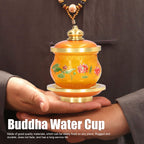 Buddhism Water Supply Cup Home Buddha Worship Family Tribute Holy Supplies Coloured Glaze Small