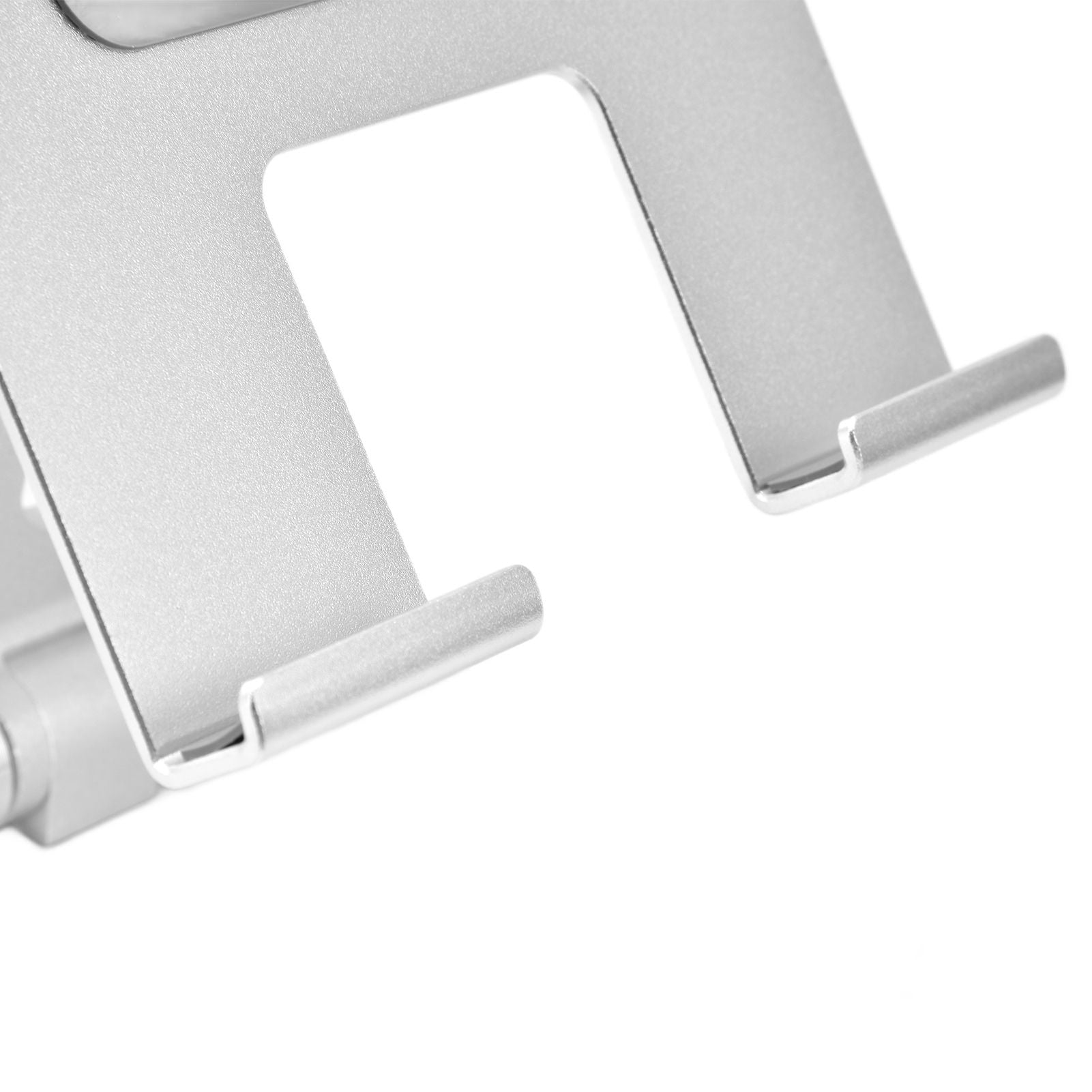 Tablet Stand Holder Aluminum Alloy Universal Desktop Adjustable Foldable Phone Tablet Bracket Silver