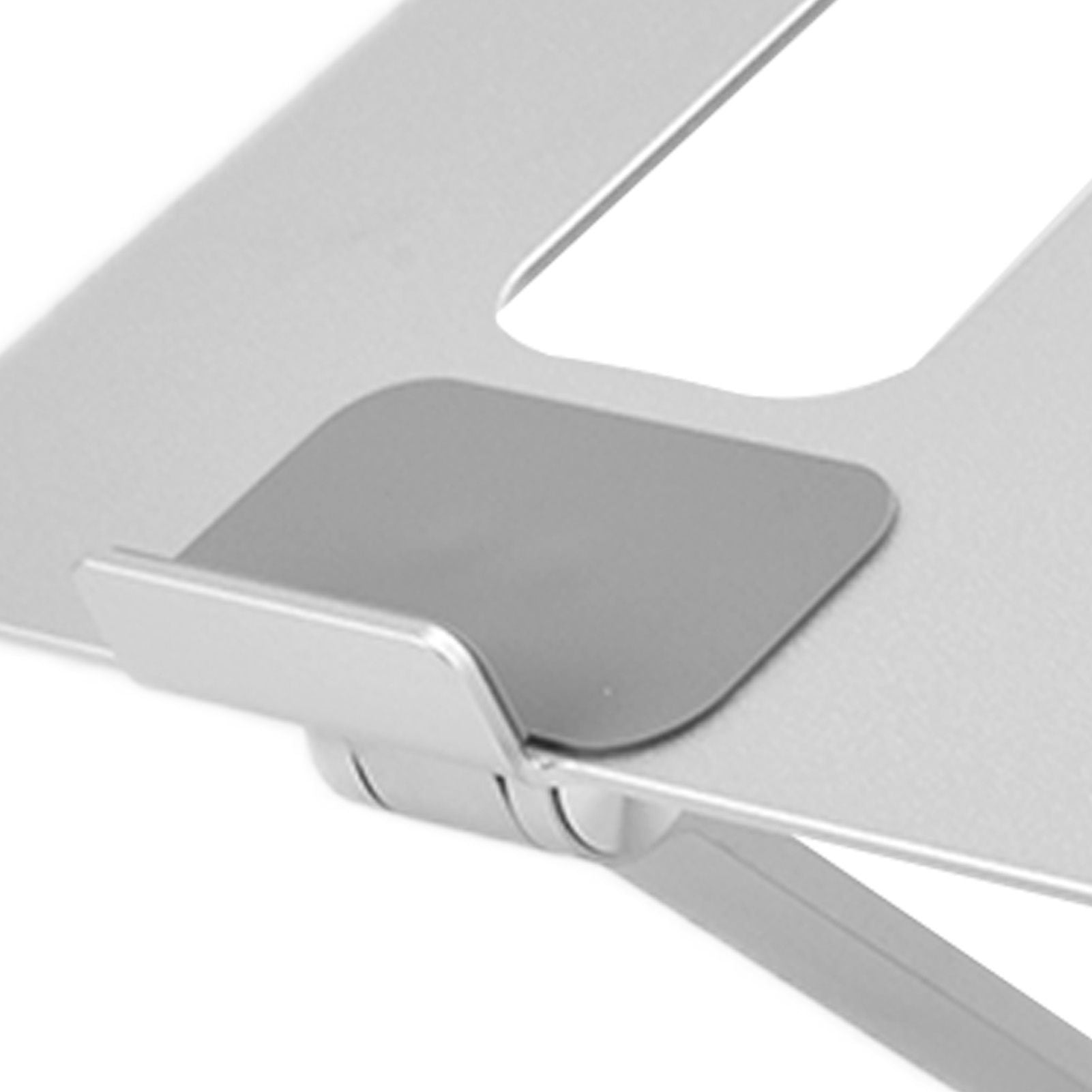 Laptop Stand Collapsible Portable Aluminium Alloy Notebook Support Computer Riser Stand Silver Computer Cooling Holder
