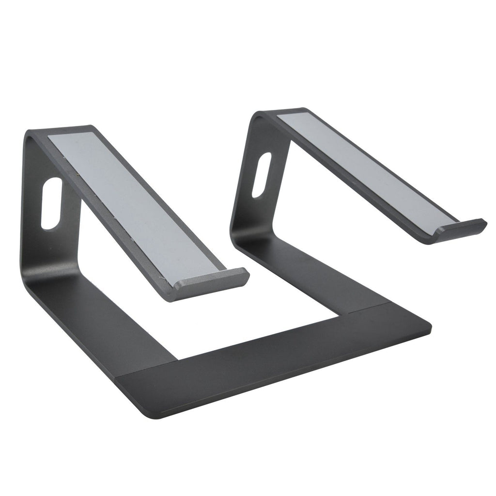 Aluminum Alloy Laptop Stand Portable Computer Stand Riser Desktop Metal Base Cooling Bracket Space Grey
