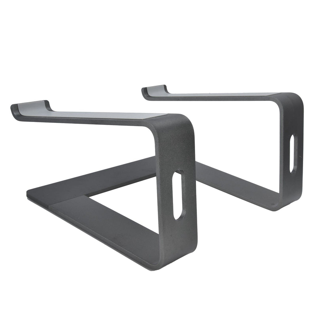 Aluminum Alloy Laptop Stand Portable Computer Stand Riser Desktop Metal Base Cooling Bracket Space Grey