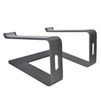 Aluminum Alloy Laptop Stand Portable Computer Stand Riser Desktop Metal Base Cooling Bracket Space Grey