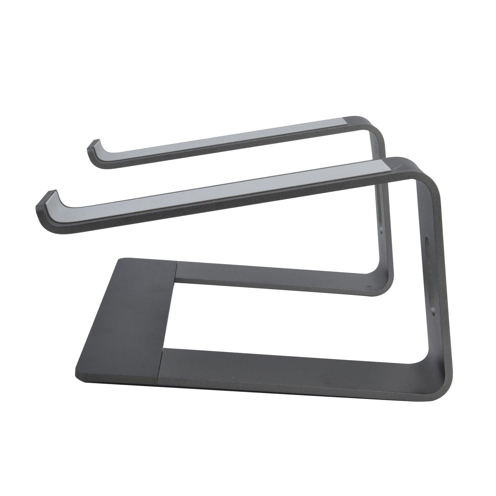 Aluminum Alloy Laptop Stand Portable Computer Stand Riser Desktop Metal Base Cooling Bracket Space Grey