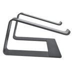Aluminum Alloy Laptop Stand Portable Computer Stand Riser Desktop Metal Base Cooling Bracket Space Grey