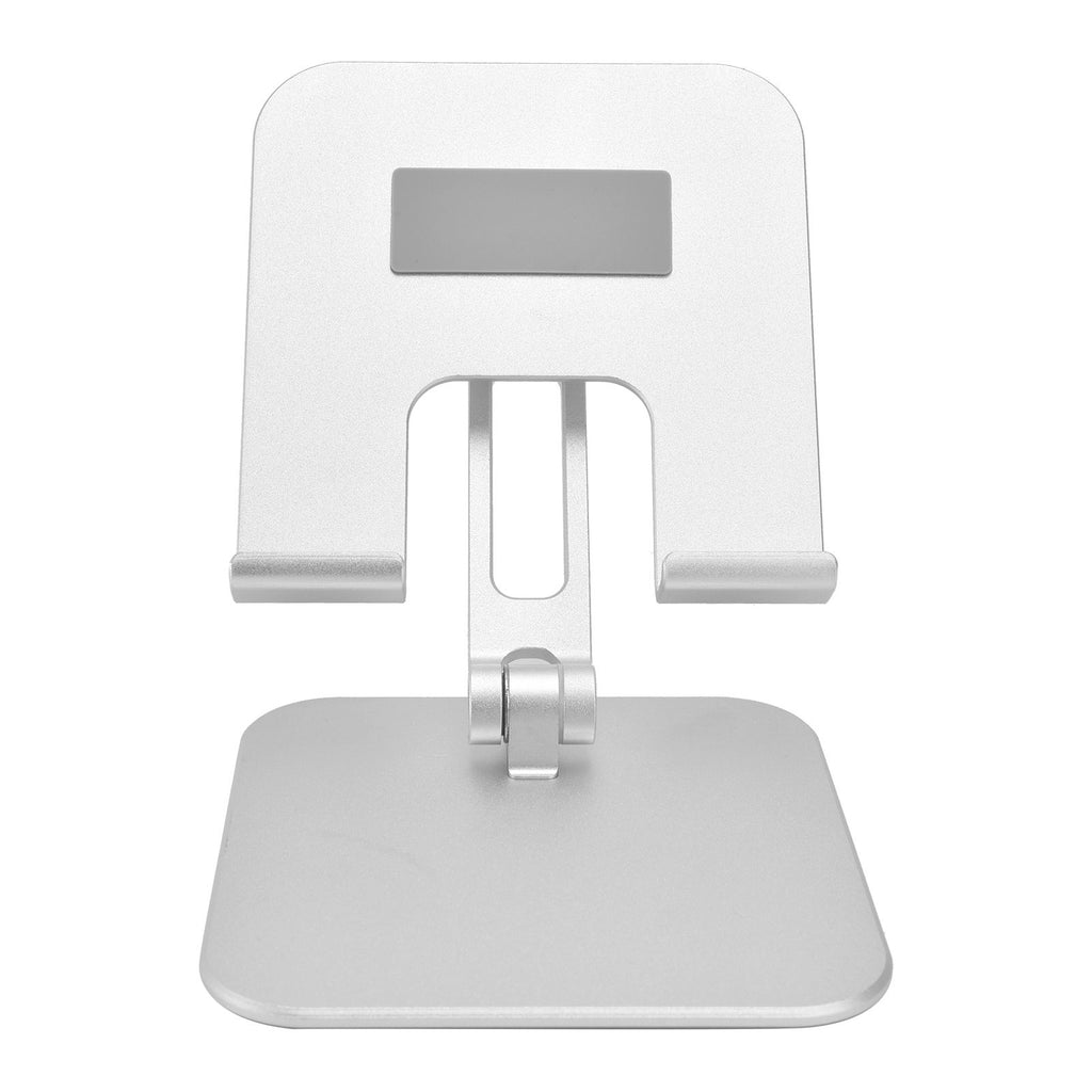 Adjustable Tablet Stand Holder Aluminium Alloy Portable Foldable Desktop Mobile Phone Stand Silver