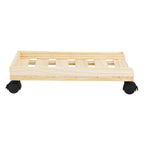 Mobile Computer Host Bracket Wooden CPU Stand with Good Heat Dissipation Performance for Office and Home