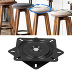 Replacement Rotating Base 360° Free Rotation Furniture Hardware Turntable Bar Chair Rotating Base