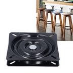 Turntable Bearing 360 Degree Rotation Strong Bearing Capacity Easily Use Install Stool Plate Base for Bar Home Office