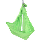 Aerial Yoga Hammock 1 X 2.8m Safe Breathable Relieve Pain Children's Elastic Hammock for Yoga Children UseGreen