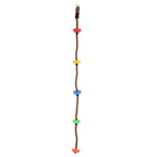 194cm Disc Swing Rope Plastic Multicolor Platforms for Children Balconies Courtyards Outdoor