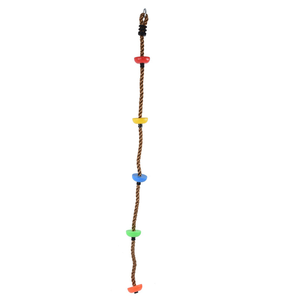 194cm Disc Swing Rope Plastic Multicolor Platforms for Children Balconies Courtyards Outdoor