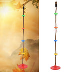 Disc Swing Seat Climbing Rope Colorful High Strength for Kids Children Indoors Outdoors