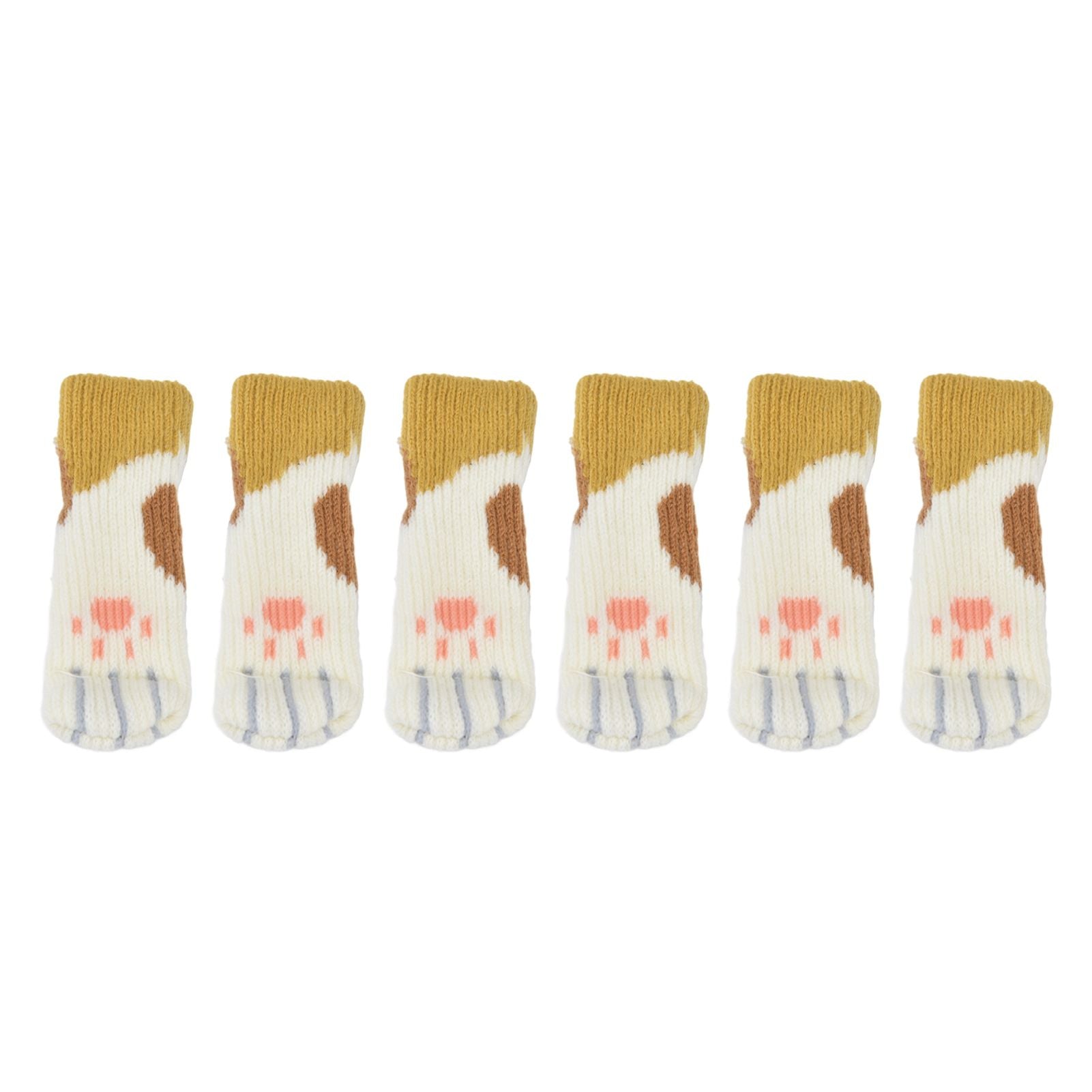 20pcs Furniture Leg Covers High Elastic Knitted Chair Leg Floor Protectors for Moving Easily and Reduce Noise