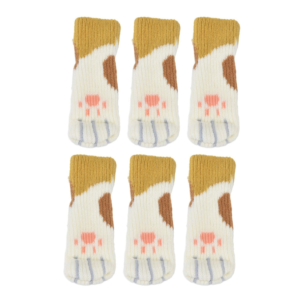 20pcs Furniture Leg Covers High Elastic Knitted Chair Leg Floor Protectors for Moving Easily and Reduce Noise