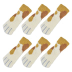 20pcs Furniture Leg Covers High Elastic Knitted Chair Leg Floor Protectors for Moving Easily and Reduce Noise
