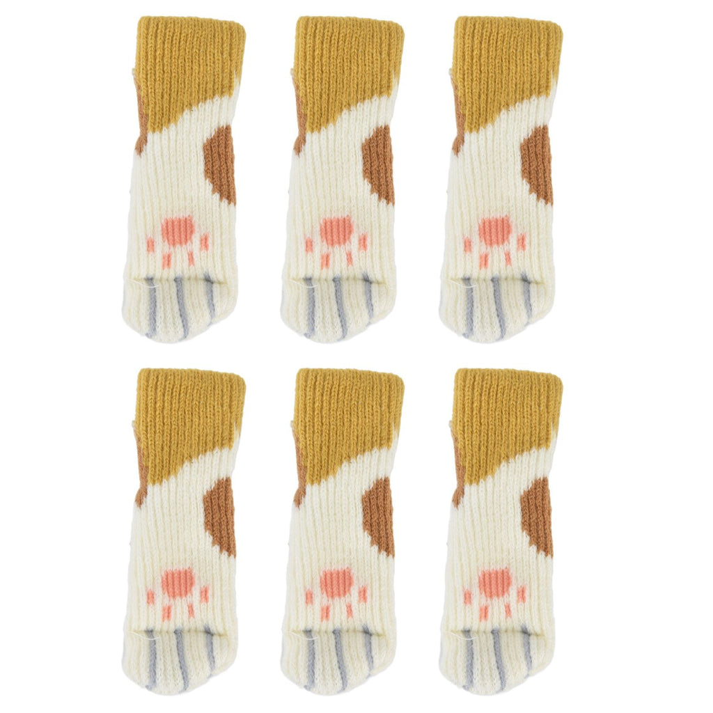 20pcs Furniture Leg Covers High Elastic Knitted Chair Leg Floor Protectors for Moving Easily and Reduce Noise