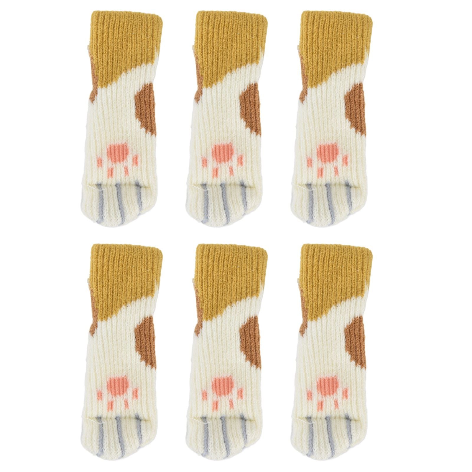 20pcs Furniture Leg Covers High Elastic Knitted Chair Leg Floor Protectors for Moving Easily and Reduce Noise