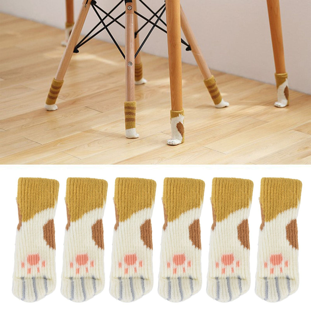 20pcs Furniture Leg Covers High Elastic Knitted Chair Leg Floor Protectors for Moving Easily and Reduce Noise