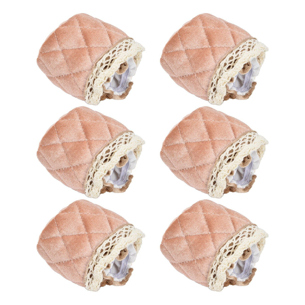 20Pcs Furniture Leg Covers Covers Flannel Lace Thickened Chair Legs Floor Protectors Wear Resistant