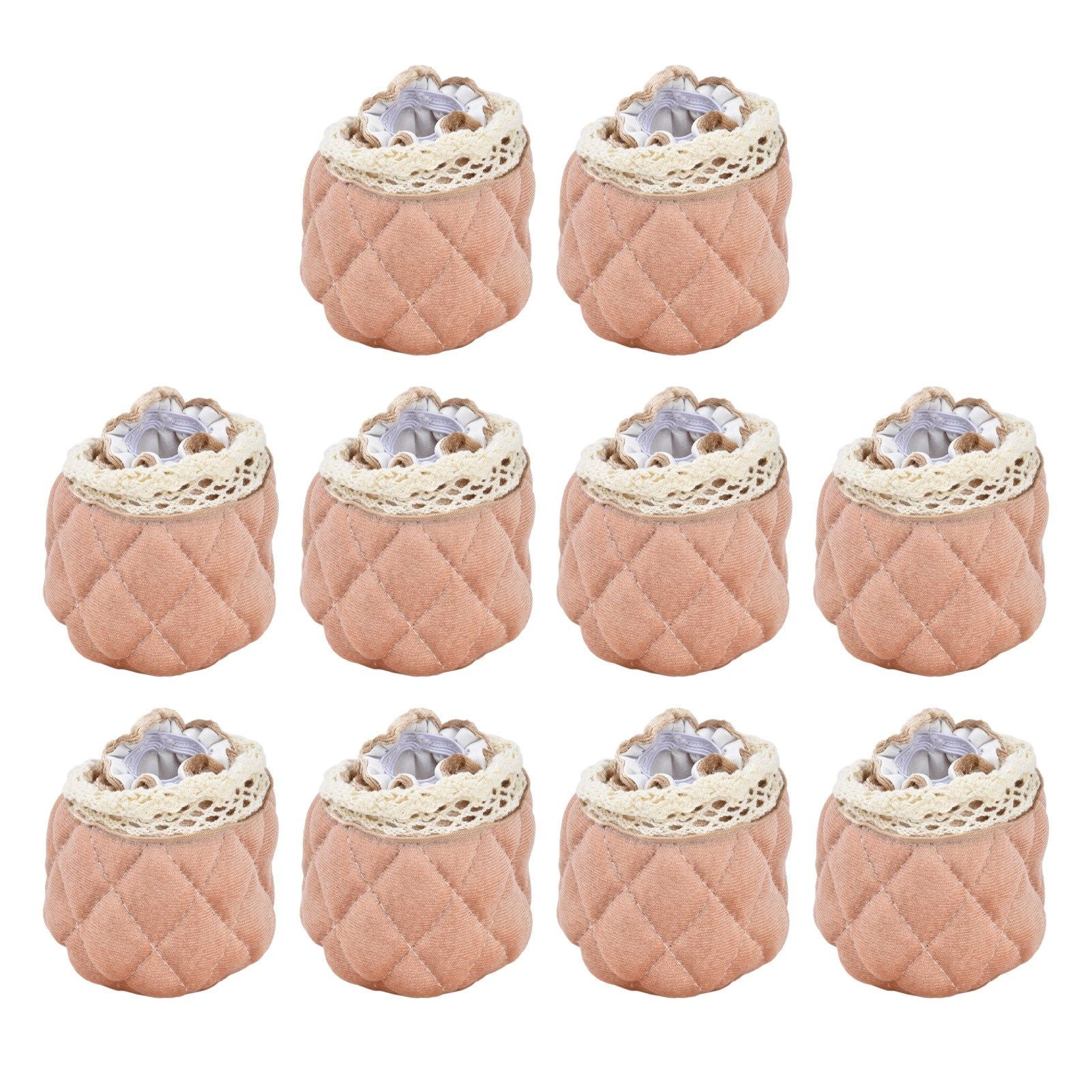 20Pcs Furniture Leg Covers Covers Flannel Lace Thickened Chair Legs Floor Protectors Wear Resistant
