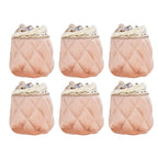20Pcs Furniture Leg Covers Covers Flannel Lace Thickened Chair Legs Floor Protectors Wear Resistant