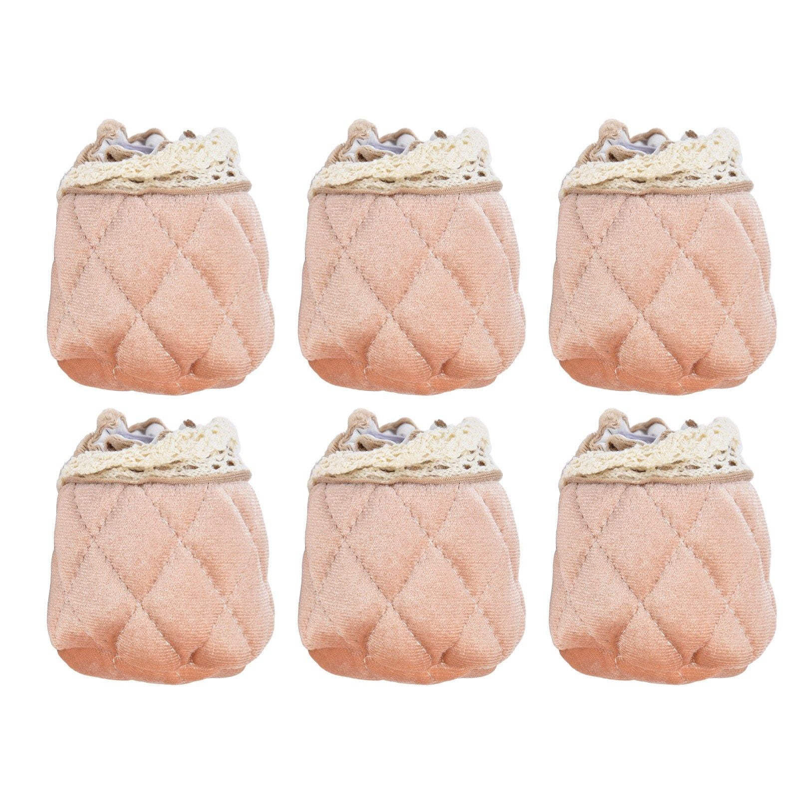 20Pcs Furniture Leg Covers Covers Flannel Lace Thickened Chair Legs Floor Protectors Wear Resistant