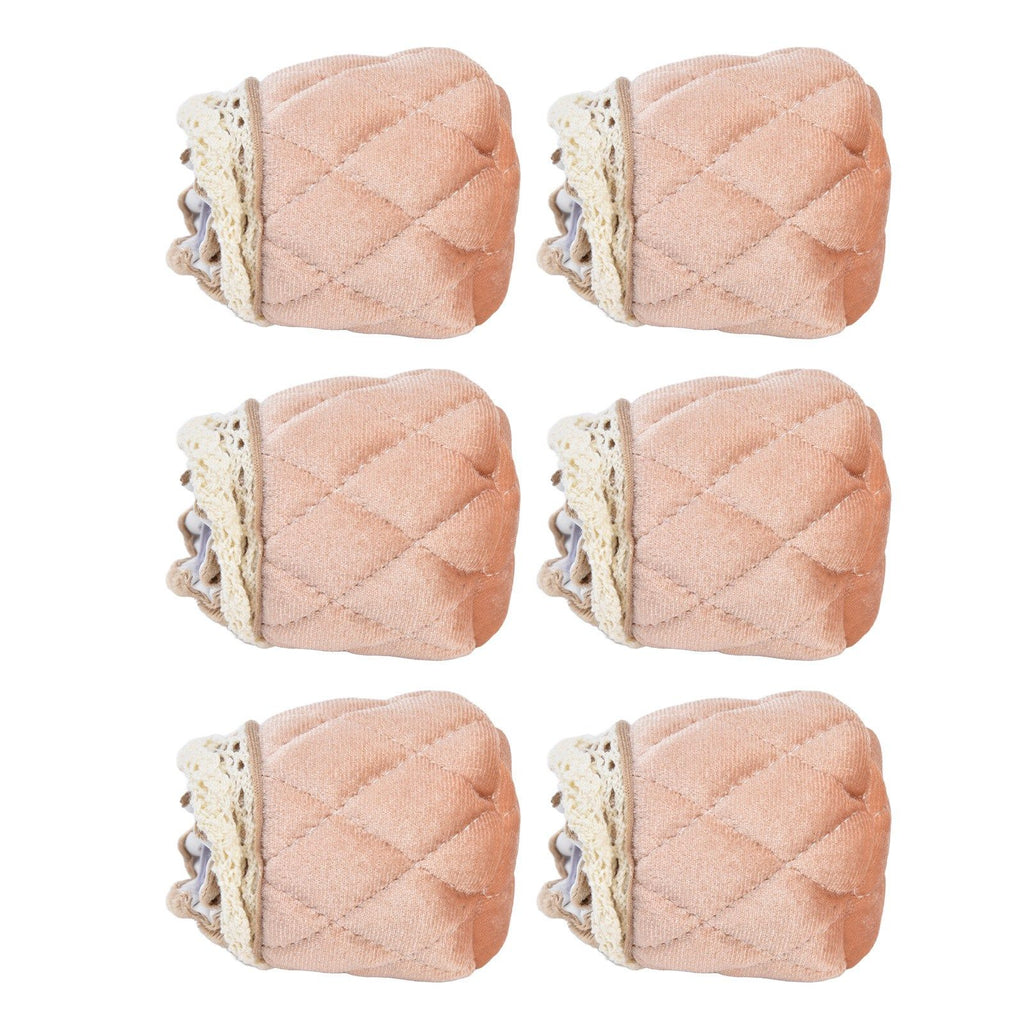 20Pcs Furniture Leg Covers Covers Flannel Lace Thickened Chair Legs Floor Protectors Wear Resistant