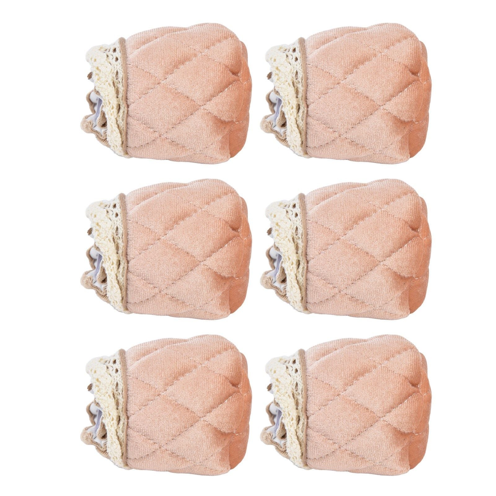 20Pcs Furniture Leg Covers Covers Flannel Lace Thickened Chair Legs Floor Protectors Wear Resistant