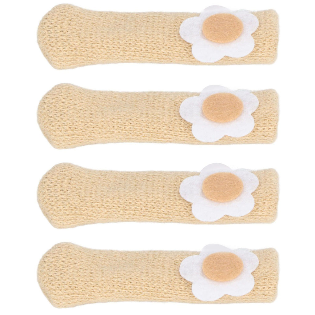 25Pcs Furniture Leg Cover Foot Cover Mat Floor Protector Double Layer Knitted Set Kit