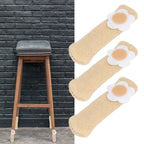 25Pcs Furniture Leg Cover Foot Cover Mat Floor Protector Double Layer Knitted Set Kit