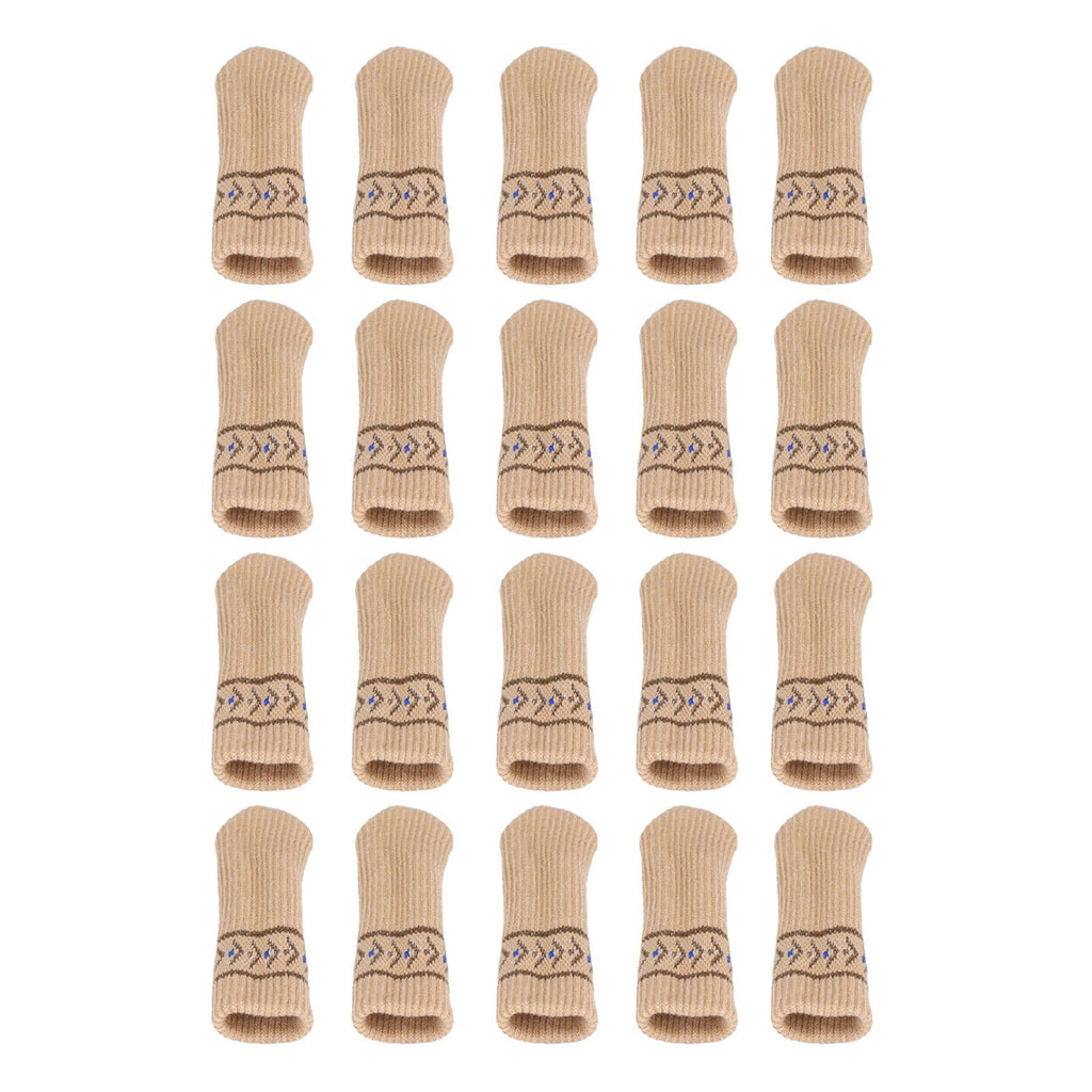 20PCS Chair Leg Covers Acrylic Silicone Double Layer Elastic Furniture Legs Floor Protectors