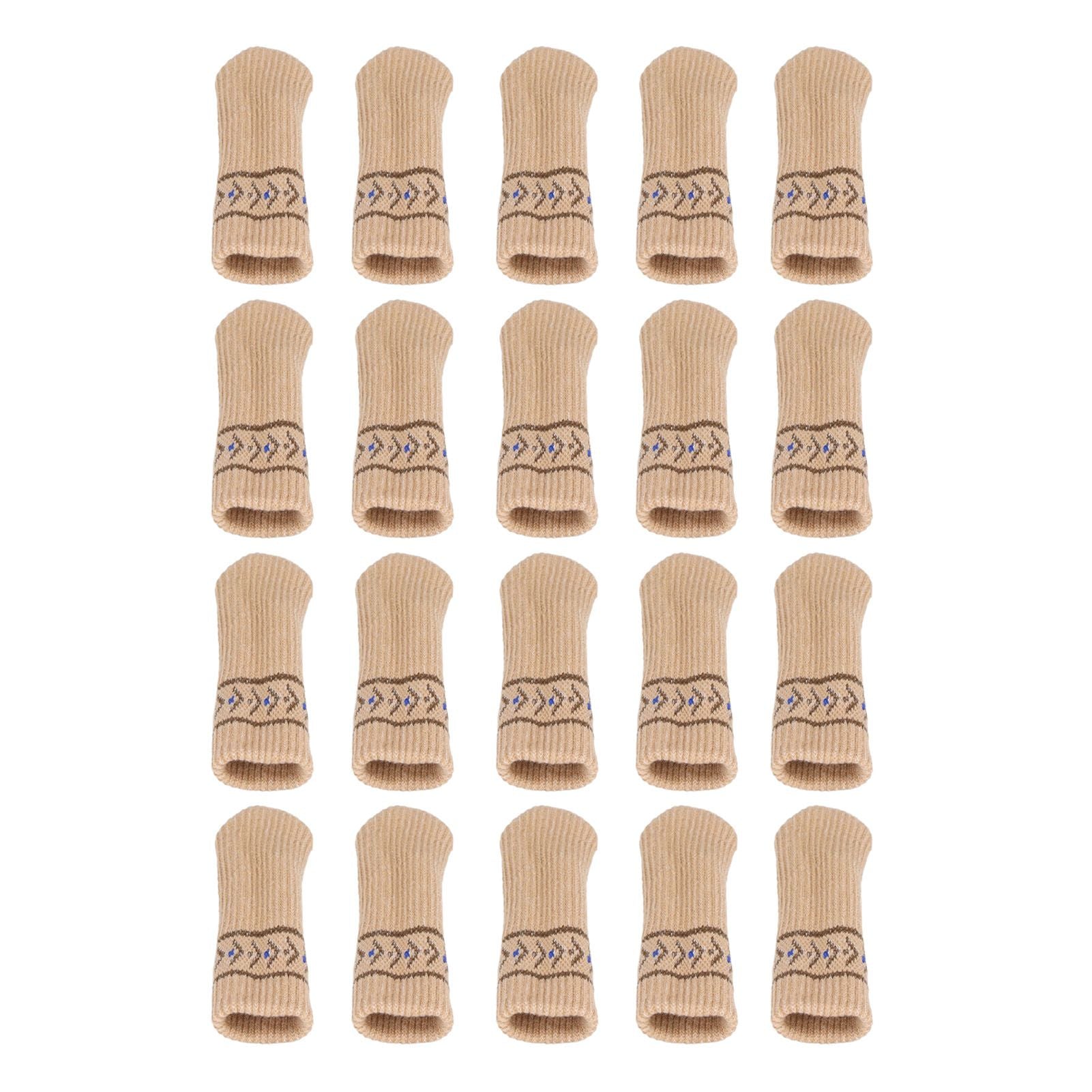 20PCS Chair Leg Covers Acrylic Silicone Double Layer Elastic Furniture Legs Floor Protectors