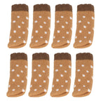 24Pcs Chair Leg Protector 2 Layer Furniture Caps Covers Floor Mute Pads Mats Accessories