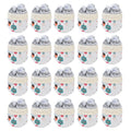 20pcs Chair Cover Flannel Material Double Thickness Elastic Reducing Noise 8cm/3.1in Foot Protectors for Home