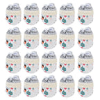 20pcs Chair Cover Flannel Material Double Thickness Elastic Reducing Noise 8cm/3.1in Foot Protectors for Home