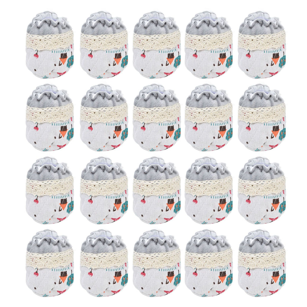 20pcs Chair Cover Flannel Material Double Thickness Elastic Reducing Noise 8cm/3.1in Foot Protectors for Home