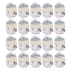 20pcs Chair Cover Flannel Material Double Thickness Elastic Reducing Noise 8cm/3.1in Foot Protectors for Home