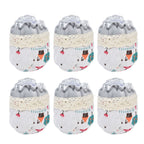 20pcs Chair Cover Flannel Material Double Thickness Elastic Reducing Noise 8cm/3.1in Foot Protectors for Home
