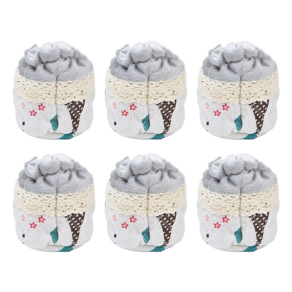 20pcs Chair Cover Flannel Material Double Thickness Elastic Reducing Noise 8cm/3.1in Foot Protectors for Home