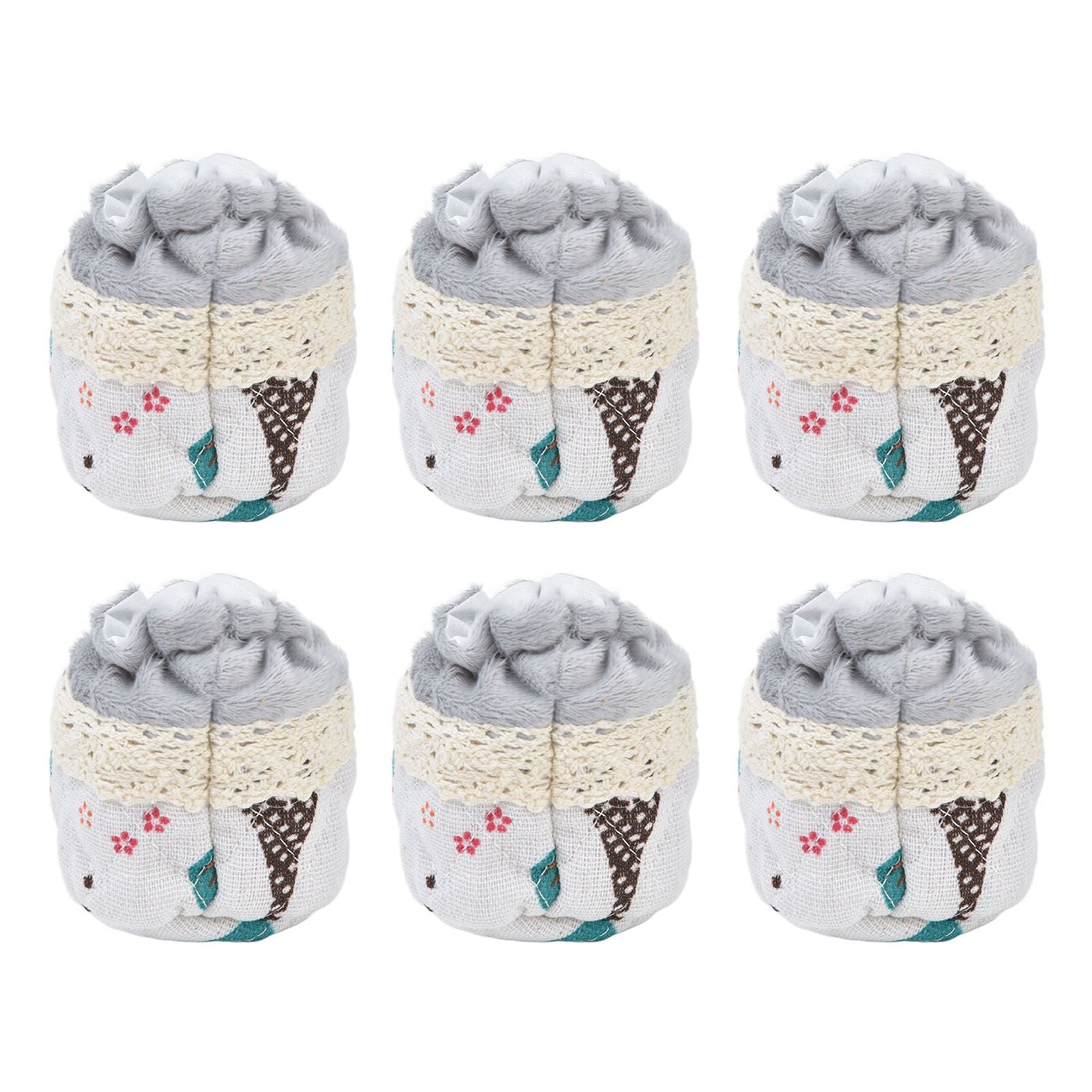 20pcs Chair Cover Flannel Material Double Thickness Elastic Reducing Noise 8cm/3.1in Foot Protectors for Home
