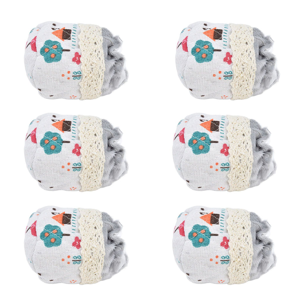 20pcs Chair Cover Flannel Material Double Thickness Elastic Reducing Noise 8cm/3.1in Foot Protectors for Home