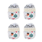 20pcs Chair Cover Flannel Material Double Thickness Elastic Reducing Noise 8cm/3.1in Foot Protectors for Home