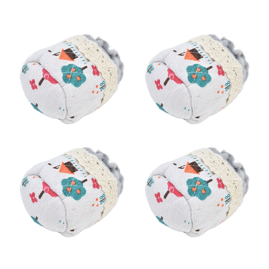 20pcs Chair Cover Flannel Material Double Thickness Elastic Reducing Noise 8cm/3.1in Foot Protectors for Home
