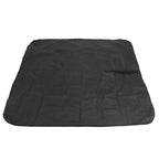 Dog Car Seats Cover Oxford Cloth Buckle Design Adjustable Strap PVC Waterproof Removable Dog Seats Pad for CarsBlack