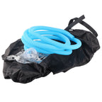 Wall Mounted Air Conditioning Cleaning Cover Bag with Drain Pipe for 1‑1.5P Air Conditioner Black