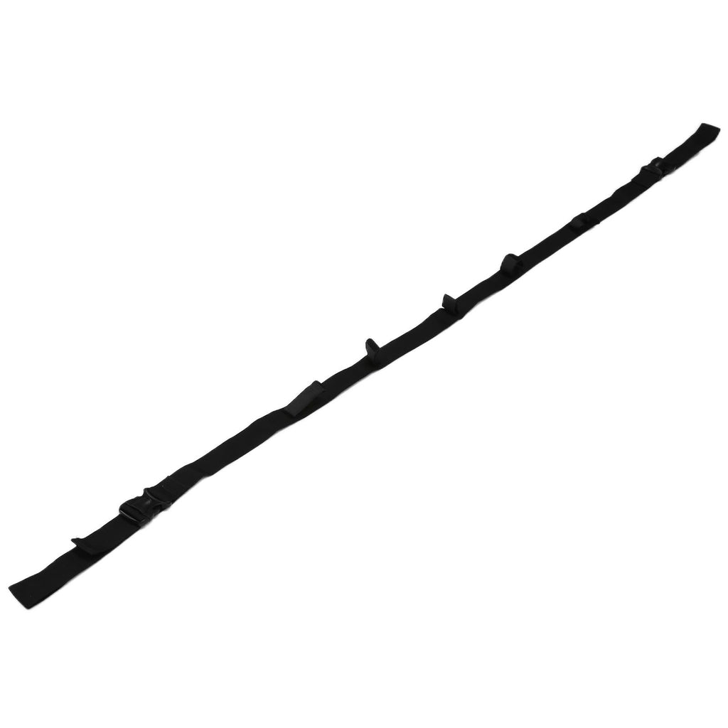 Vehicle‑Mounted Fishing Rod Holder Carrier 5 Hole Pole Rack Belt Strap Fishing Tackle AccessoriesBlack 5 Hole 140‑200cm