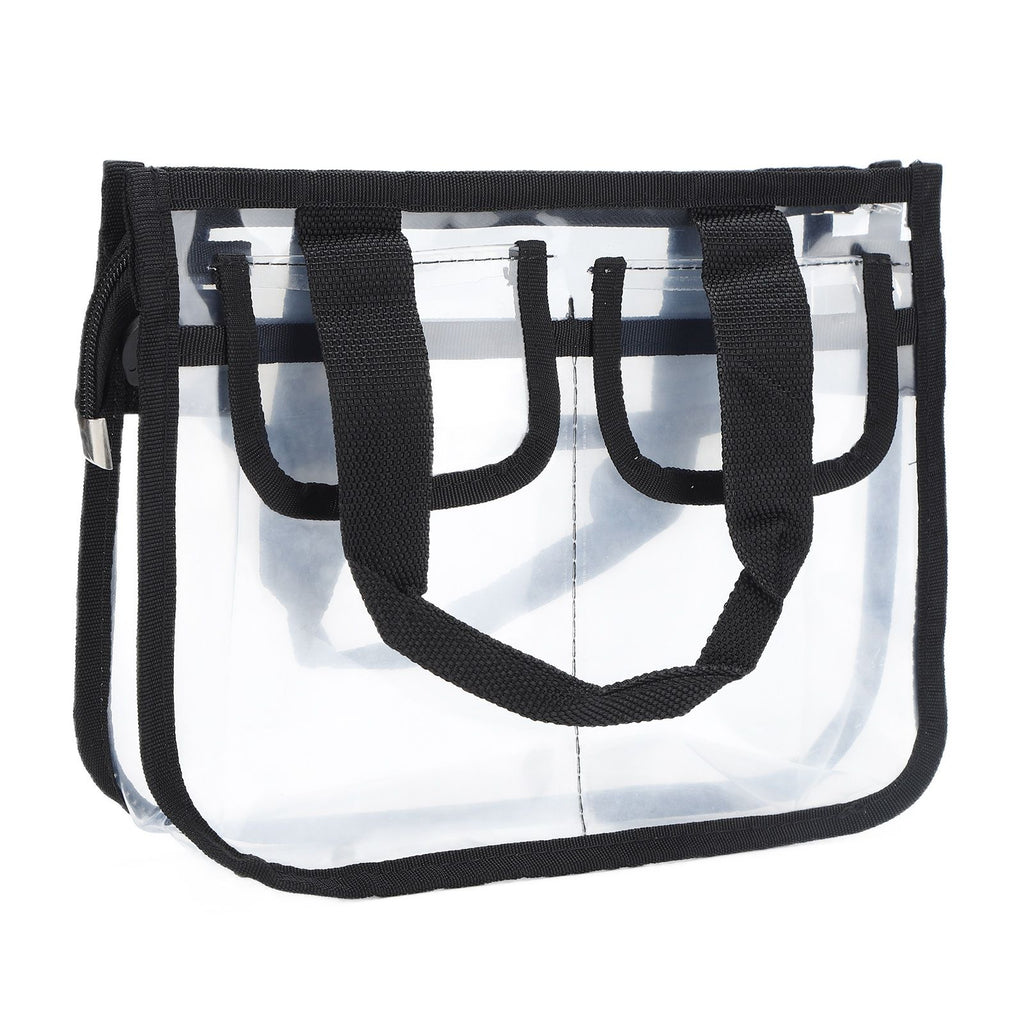 Clear Toiletry Bag EVA Portable Transparent Cosmetic Makeup Bag for Traveling Vacation