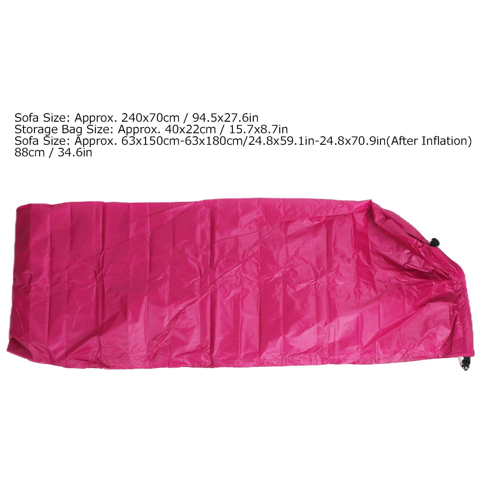 Inflatable Loungers Portable Foldable Air Sofa Matress for Outdoor Camping Beach Party