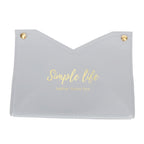 Tissue Bag Artificial Leather Vintage Kitchen Paper Towel Box Container for Office HomeGray