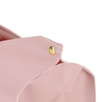Tissue Bag Artificial Leather Vintage Kitchen Paper Towel Box Container for Office HomePink